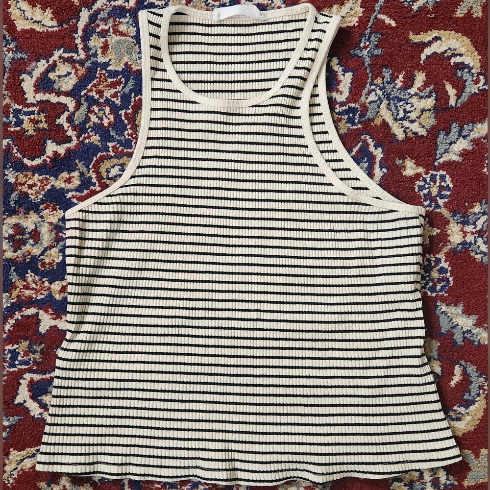Mango Striped Tank Top Sizes 8